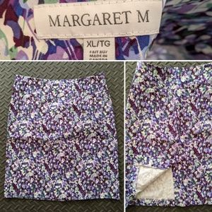 Margaret M Floral Pencil Skirt